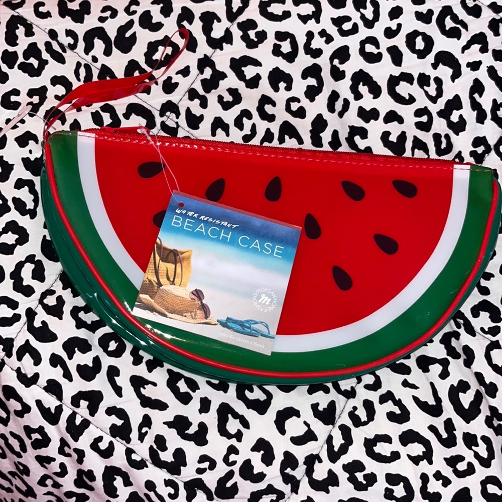 Nwt watermelon slice gummy plastic pouch